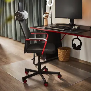 HUVUDSPELARE/KOLON set: gaming chair + floor protector