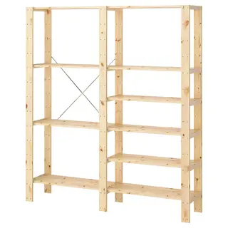 HEJNE 2 sections, softwood, 154x31x171 cm