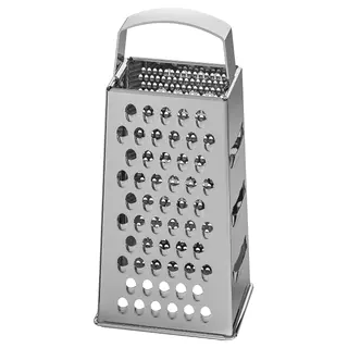 IDEALISK grater, stainless steel, Length 12 x Width 10 x Height 20 cm