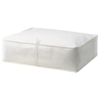 BRUKSVARA storage case, white, Depth 53 x Height 19 x Width 62 cm