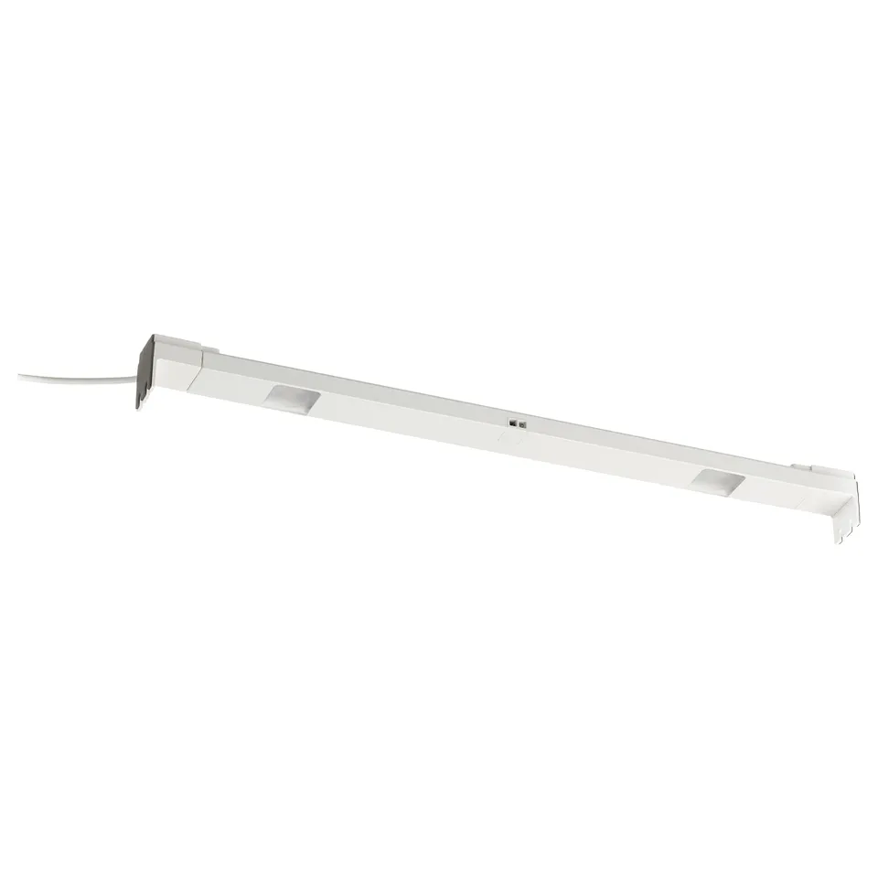 MITTLED strips, white, plastic & metal, slimline, corded, under-cabinet lighting.