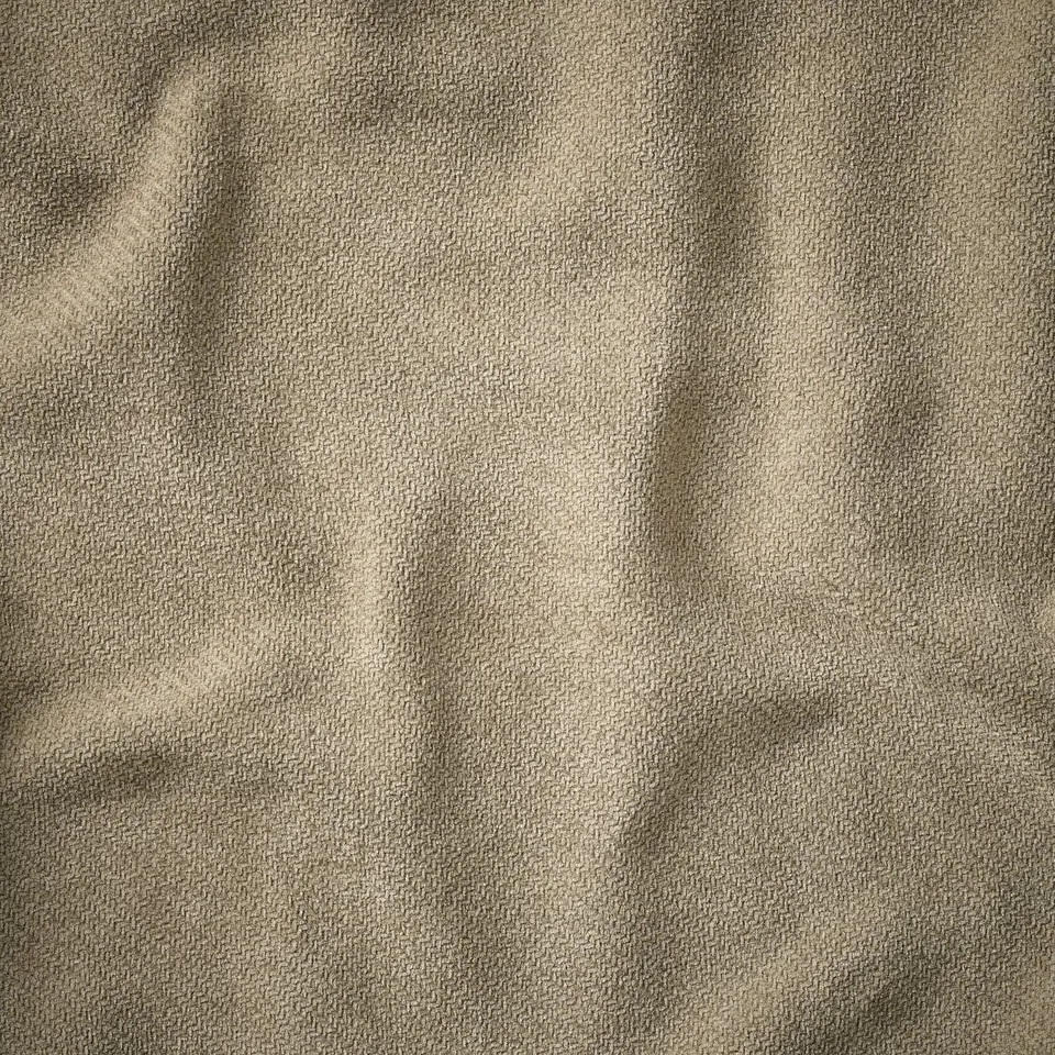 UPPÅKRA sofa, close-up showcasing premium fabric texture with subtle sheen and high-quality craftsmanship.