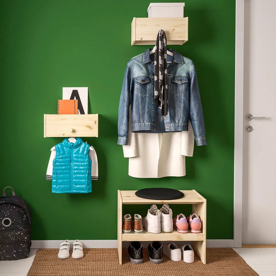 part: RAGGBERG bench with shoe storage