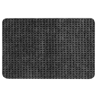 FRIKTION door mat, grey, 38x58 cm