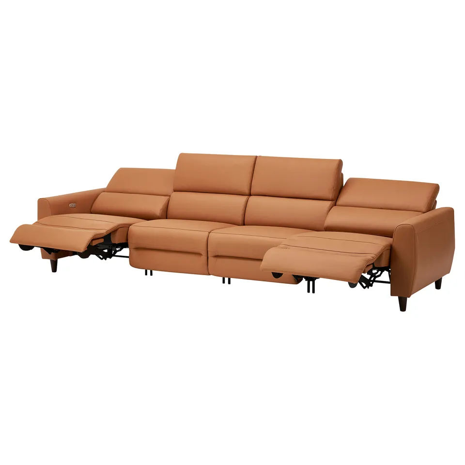 part: RULLERUM 4-seat sofa w 2 electric recliners