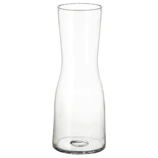 TIDVATTEN vase, clear glass, 30 cm