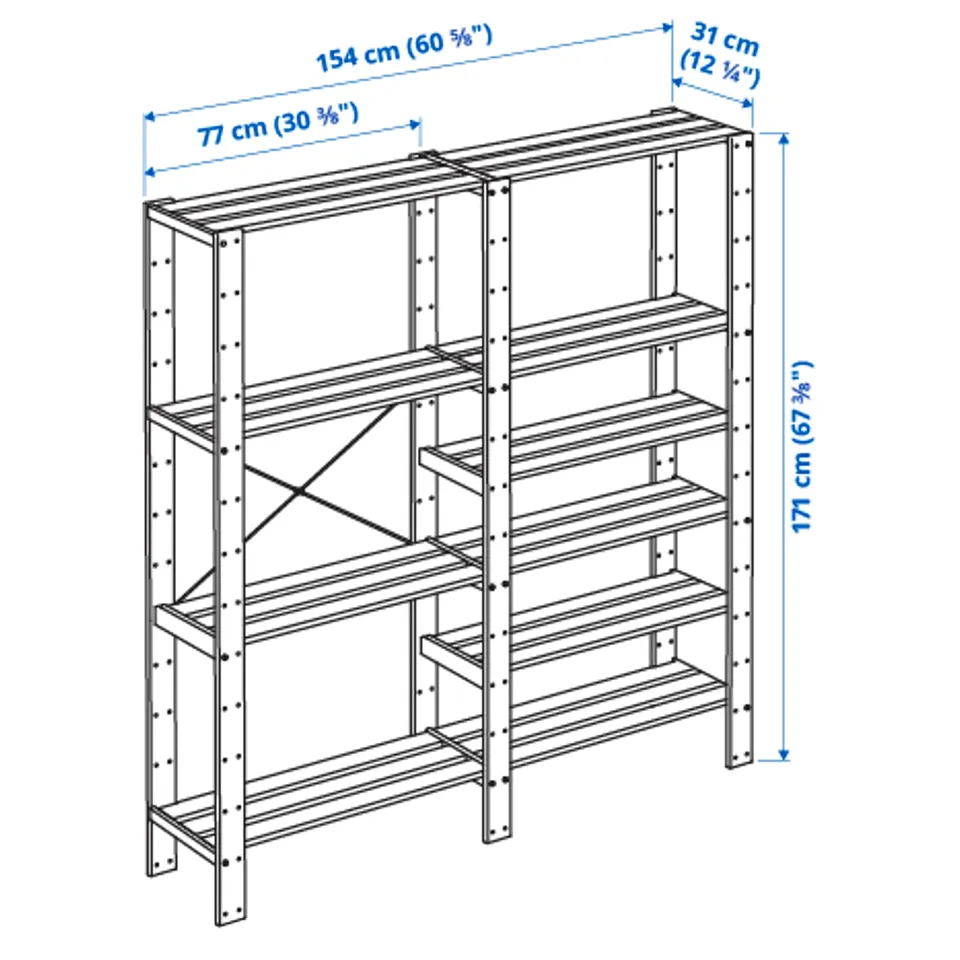 Illustration with measurements for the product: HEJNE.