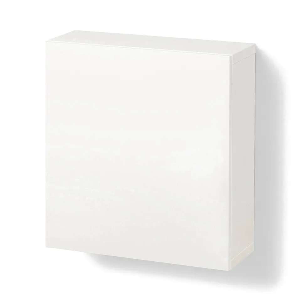 BESTÅ Wall-mounted cabinet combination, white/Lappviken white, 60x22x64 cm