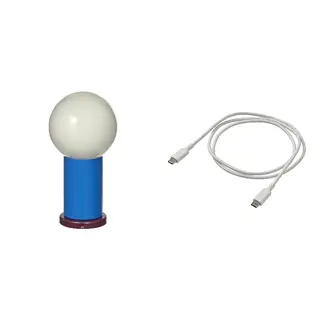 IKEA/SITTBRUNN set: LED portable lamp + USB-C to USB-C