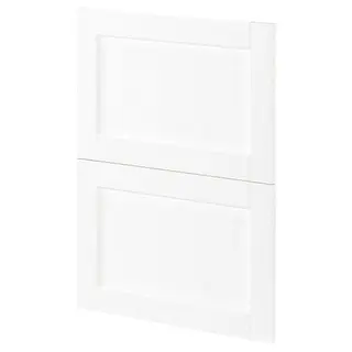 METOD 2 fronts for dishwasher, Enköping white/wood effect, 60 cm