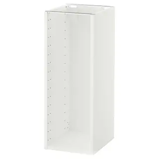 METOD base cabinet, white, 30x37x80 cm