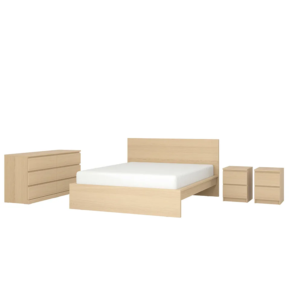 part: MALM bedroom furniture, set of 4
