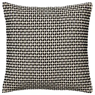 KUSTFLY cushion cover, beige/black, 50x50 cm
