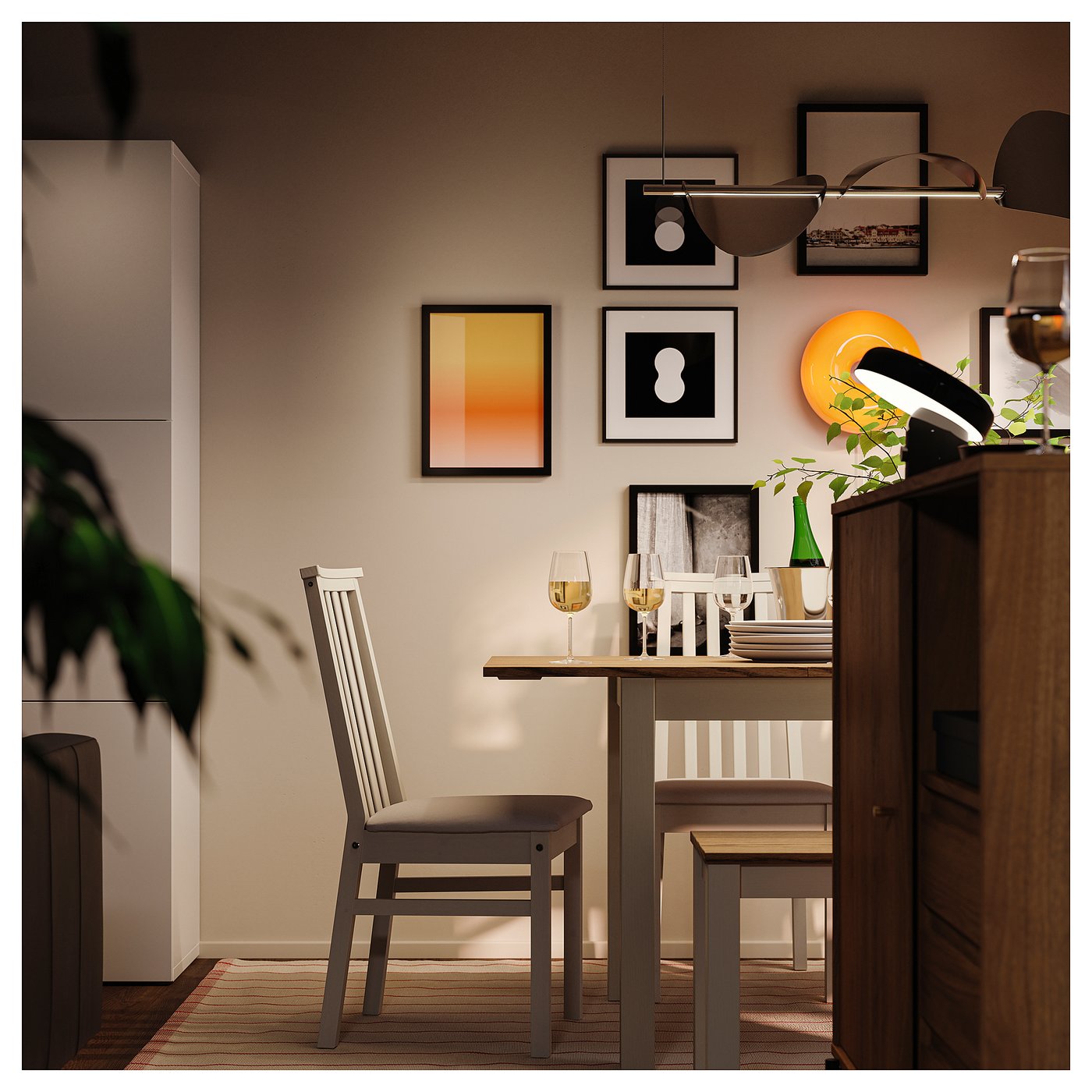 ÅLHULT Chair, beige/Kabusa light beige