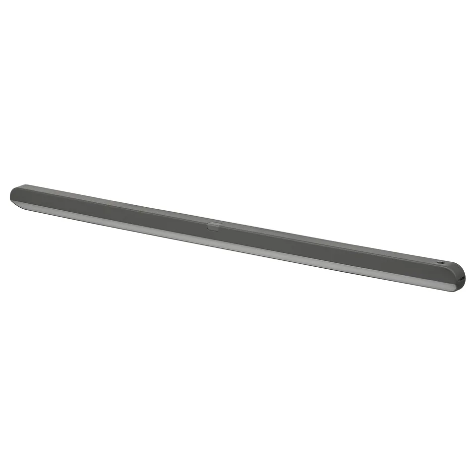 KÖLVATTEN LED lighting with sensor, grey/battery-operated, 70 cm