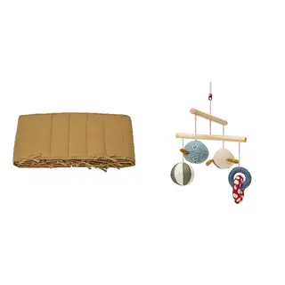 GULDVÄVARE set: bumper pad + mobile