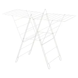 FROST drying rack, in/outdoor, white, Length 134 x Width 59 x Height 93 cm