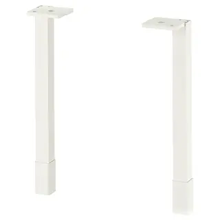 ENHET legs f cabinet, white, 23.5 cm