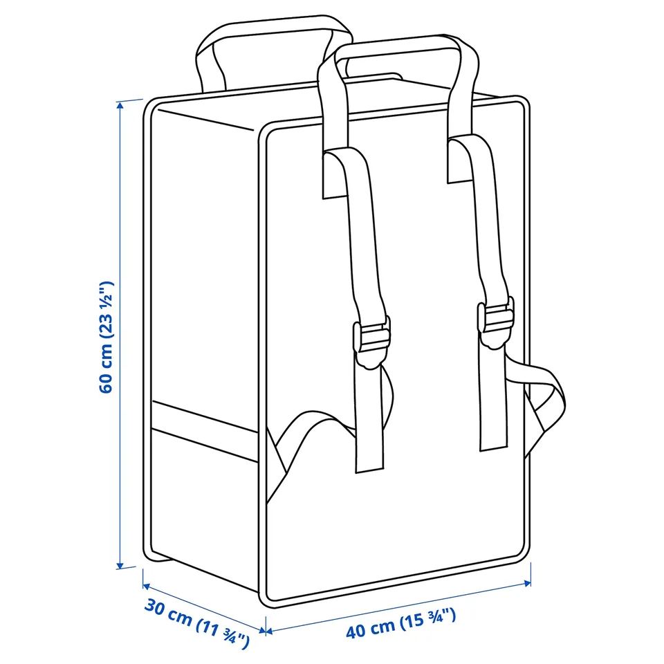 Illustration with measurements for the product: GÖRSNYGG.