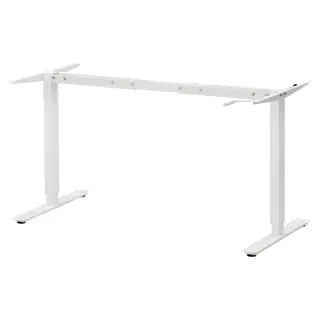 TROTTEN underframe sit/stand f table top, white