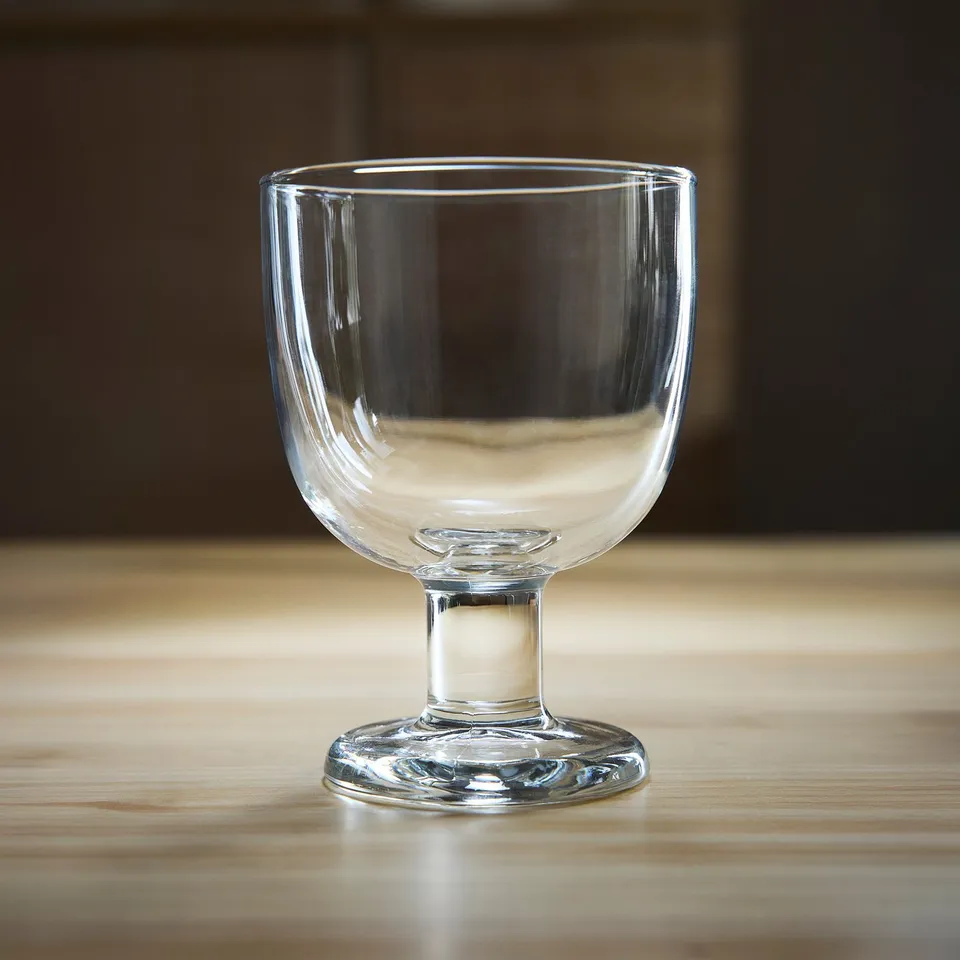 FRUKTDUVA Goblet, clear glass, 27 cl