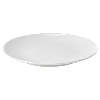 GODMIDDAG side plate, white, 20 cm