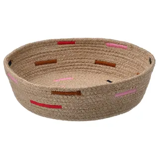 MÄVINN basket, jute, Height 7 cm