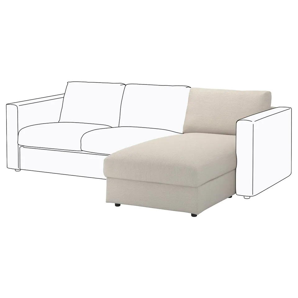 part: VIMLE cover for chaise longue section