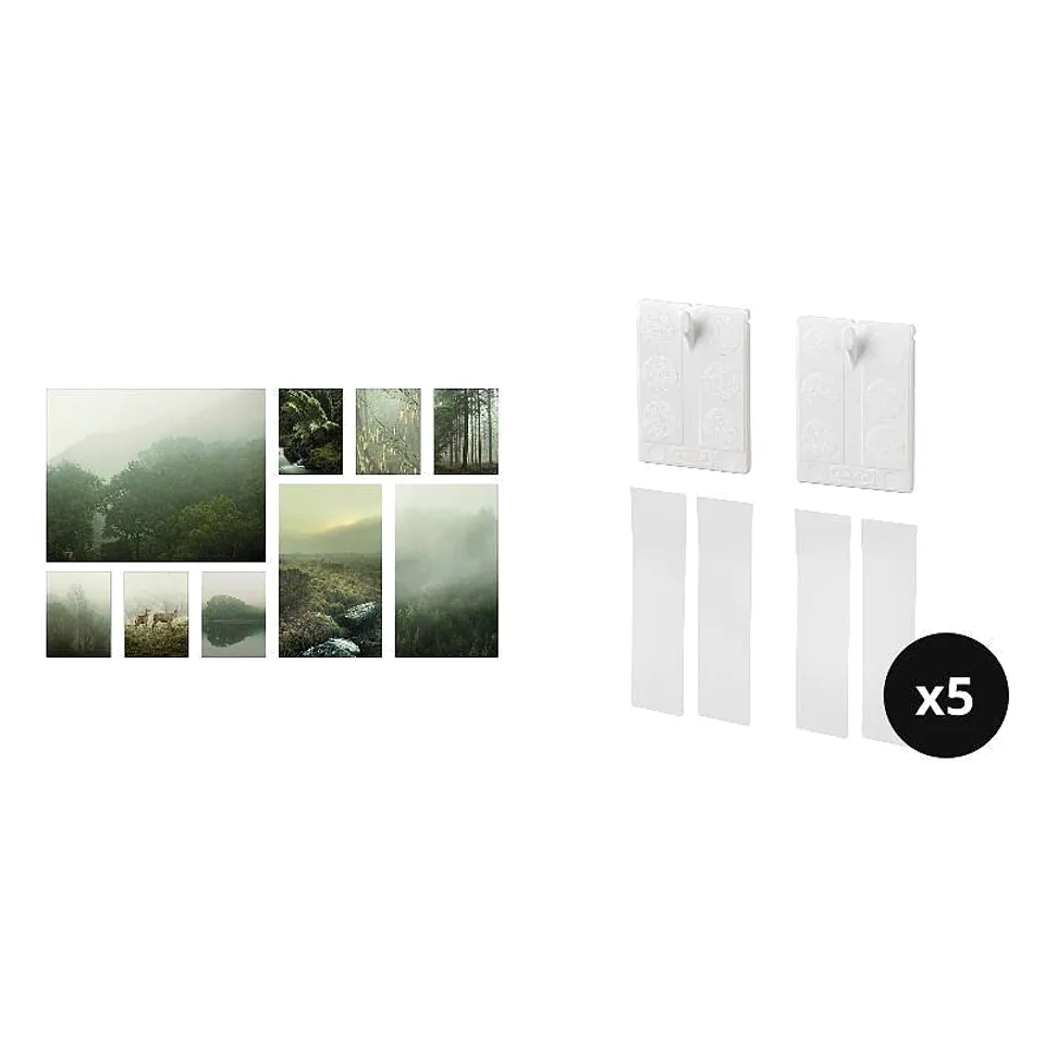 picture ×9 + adhesive hook ×10, photo 1
