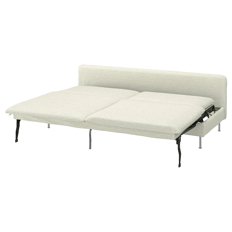 SÖDERHAMN Cover for 3-seat sofa-bed section, Gunnared beige