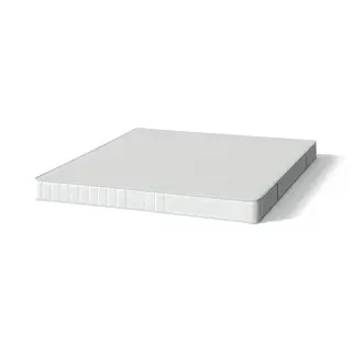 BRUKSVARA pocket sprung mattress, extra firm white, Length 200 x Width 180 cm