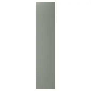REINSVOLL door with hinges, grey-green, Width 49.5 x Height 229.4 cm