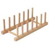OSTBIT plate holder, bamboo, Length 27.5 x Width 12 x Height 8.5 cm
