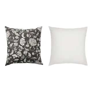 FJÄDRAR/IDALINNEA set: cushion cover + cushion pad