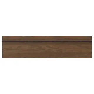 STENSTA drawer front, dark brown ash veneer, 80x20 cm