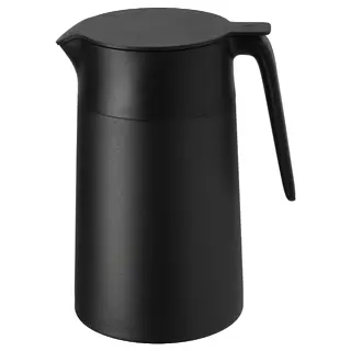 UNDERLÄTTA vacuum flask, black, 1.2 l
