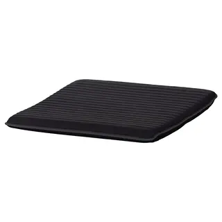 POÄNG footstool cushion, Knisa black, 55x59 cm