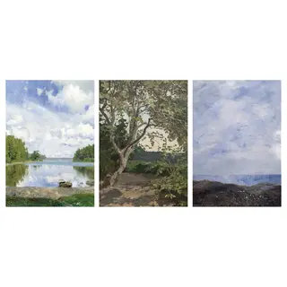 BILD poster, Nordic landscape, 21x30 cm