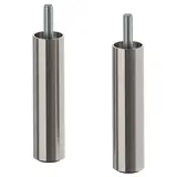 ÖSARP leg, stainless steel colour, 10 cm