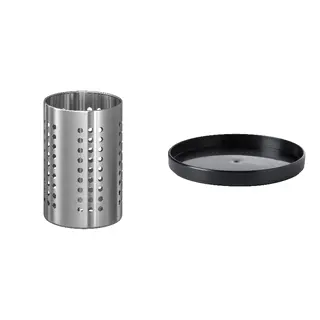 EKIPERA/ORDNING set: kitchen utensil rack + cutlery stand tray