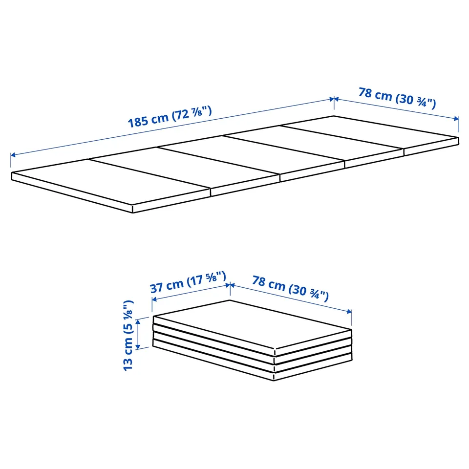 Illustration with measurements for the product: PLUFSIG.
