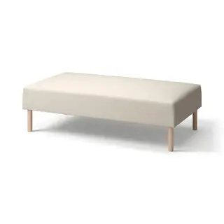 LILLEHEM 2-seat module, Vissle/beige wood, Depth 72 x Width 144 cm