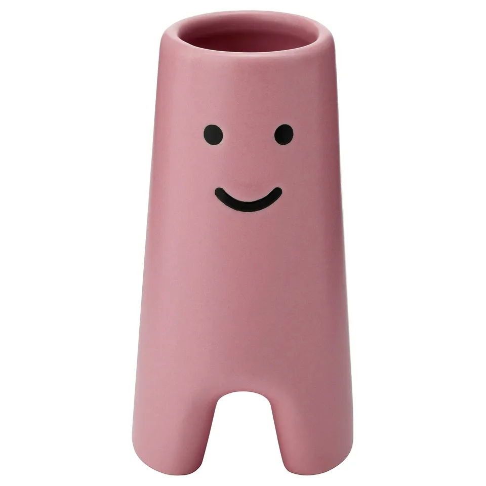 FRÖVÄXT Vase, pink, 10 cm