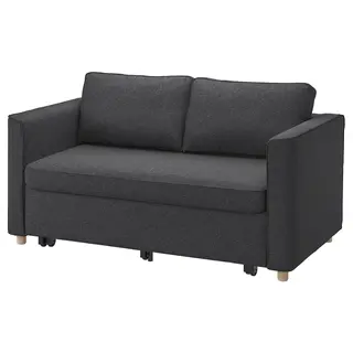 PÄRUP cover for 2-seat sofa-bed, Gunnared dark grey