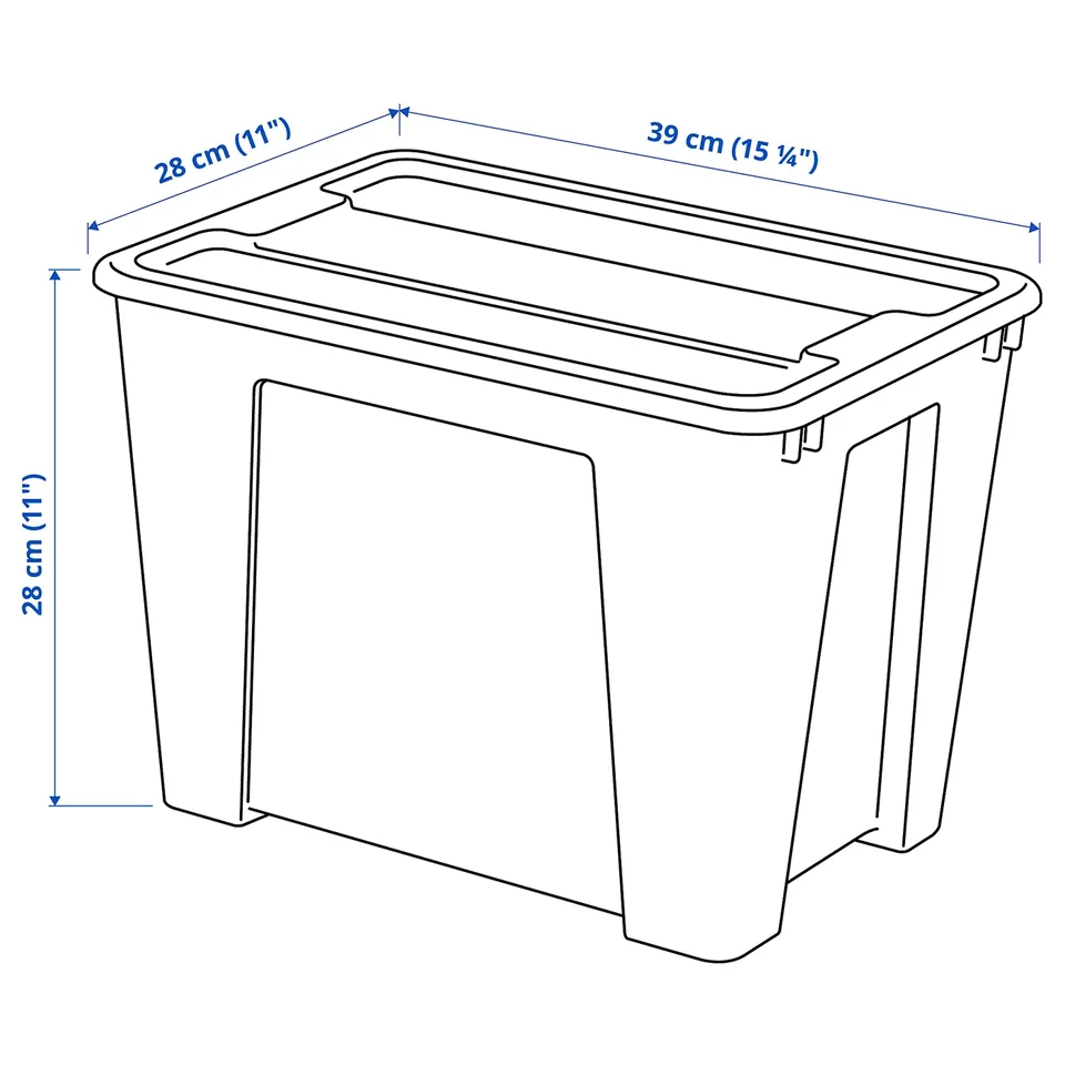 part: SAMLA box with lid