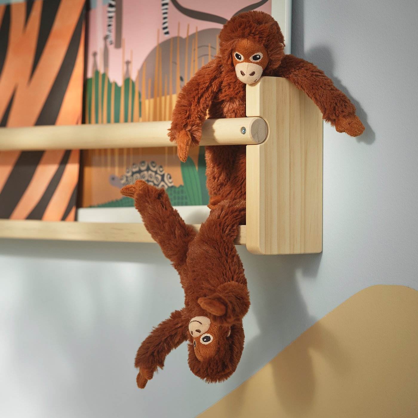 DJUNGELSKOG Soft toy, mini/orangutan, 20 cm