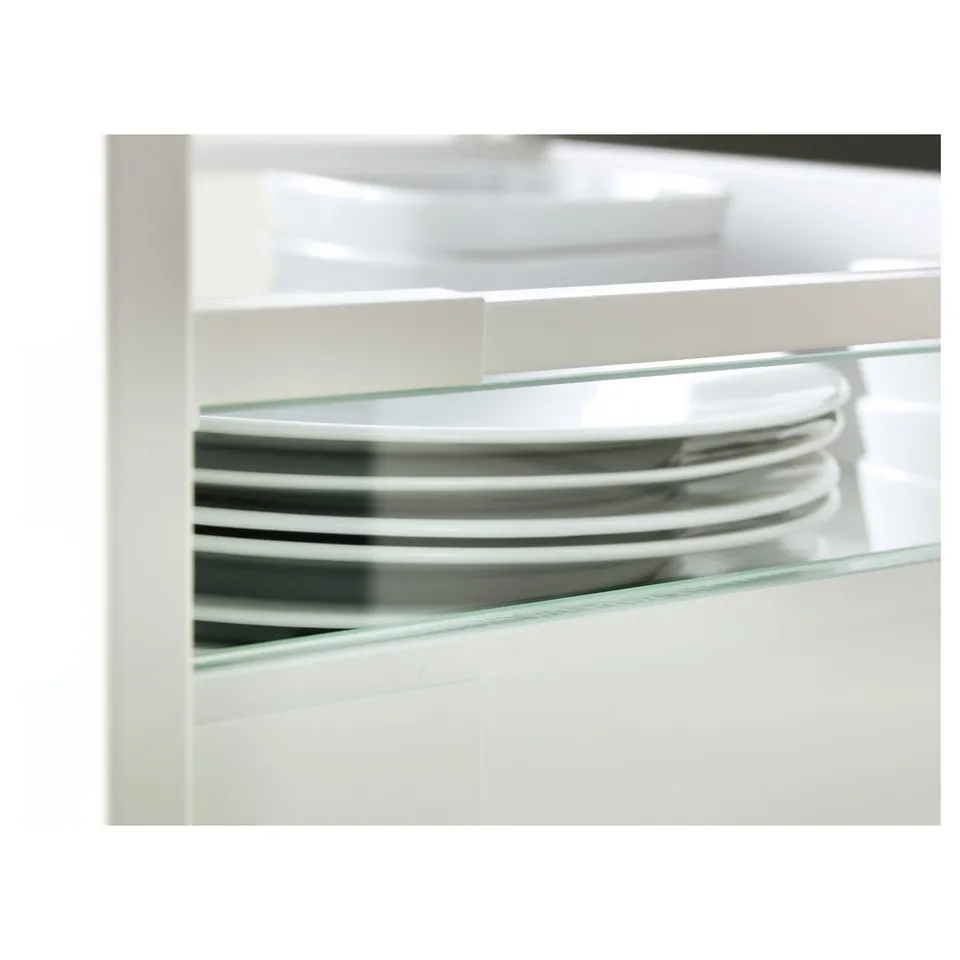 MAXIMERA glass drawer sides seen, organising space, preventing items from falling.