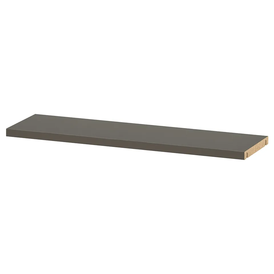 BESTÅ shelf - black, rectangular, minimalist design.