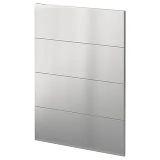 METOD 4 fronts for dishwasher, Vårsta stainless steel, 60 cm