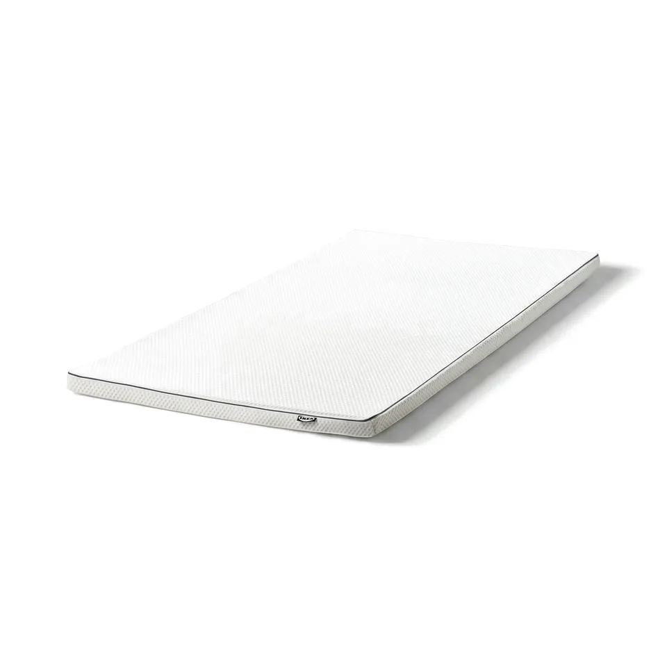 NÄSTABERG Mattress pad, white, 90x200 cm
